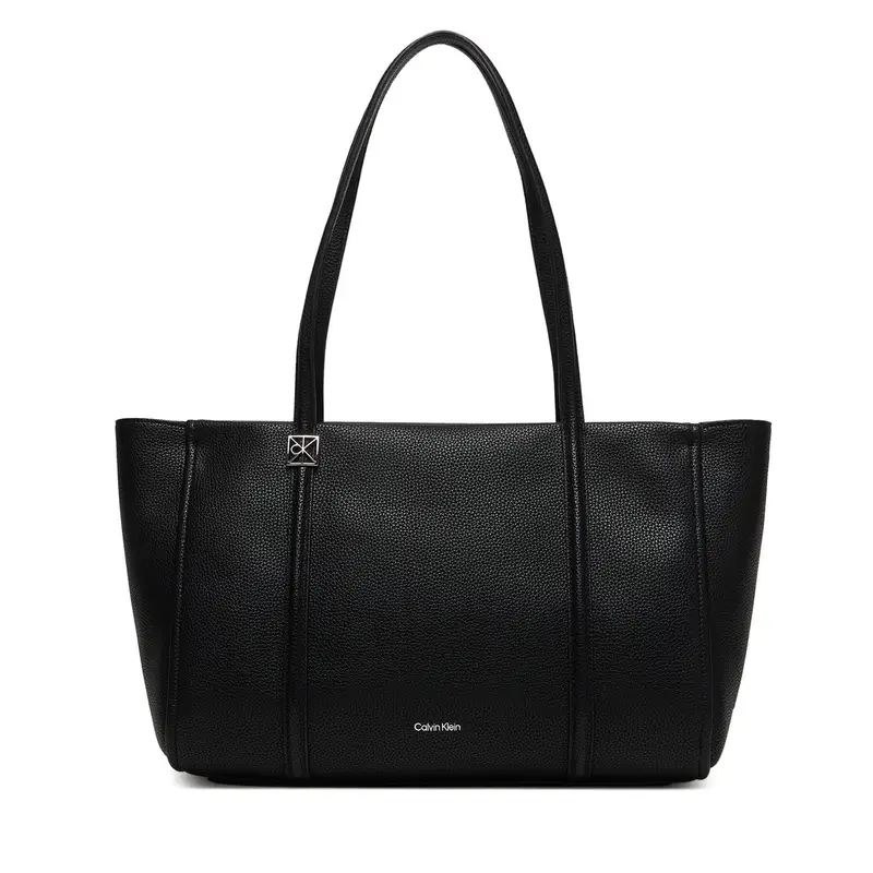 Borsetta Calvin Klein Emblem Hw Pebble Tote LV04F3424G Nero