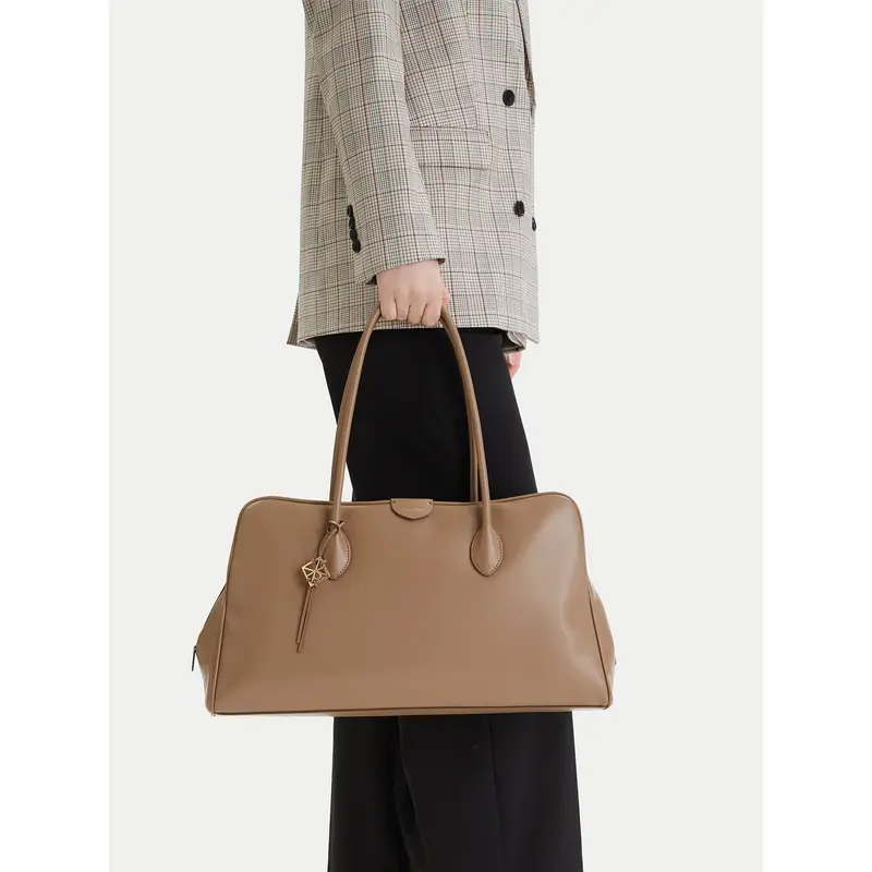 Borsetta Calvin Klein Emblem Trio Large Work Bag LV04F3368G Beige