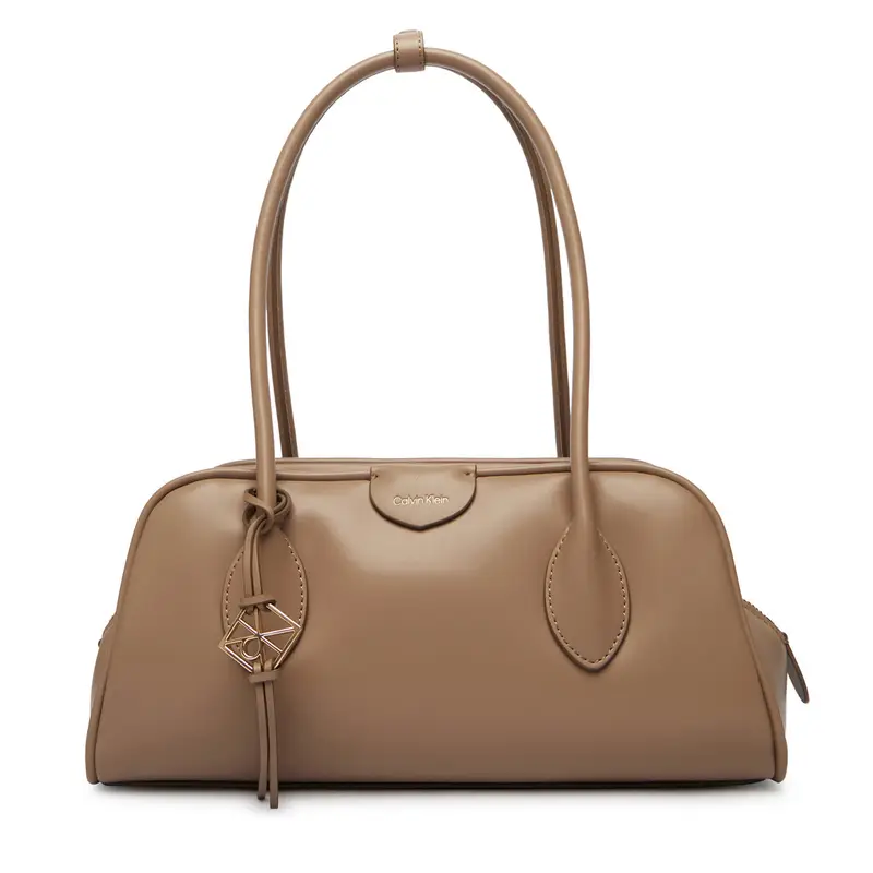 Borsetta Calvin Klein Emblem Trio Shoulder Bag LV04F3369G Beige