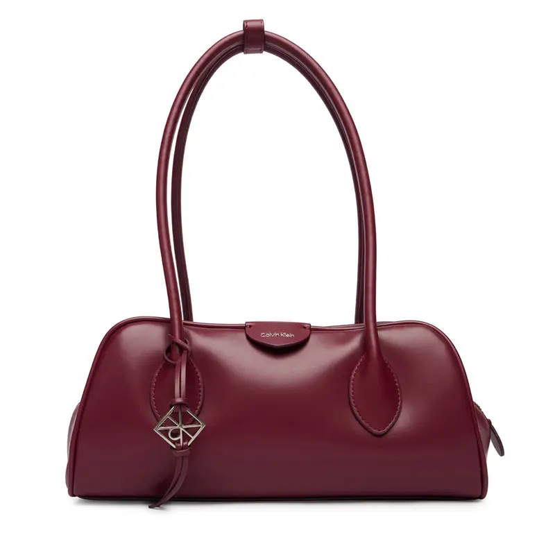 Borsetta Calvin Klein Emblem Trio Shoulder Bag LV04F3369G Bordeaux