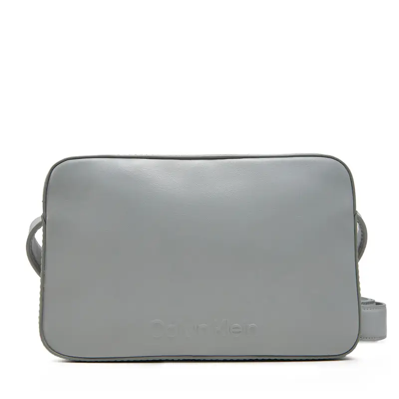 Borsetta Calvin Klein Embossed Logo Camera Bag K60K612555 Grigio