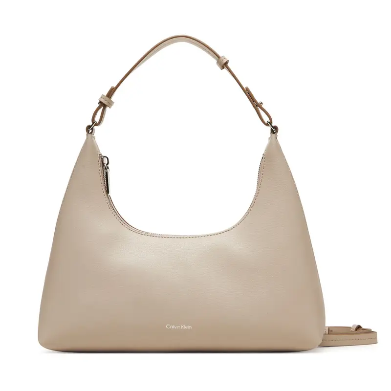 Borsetta Calvin Klein Foil Logo Conv Shou?Lder Bag LV04F3272G Beige