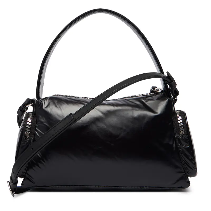 Borsetta Calvin Klein Pocket Shiny Nylon Small Bag LV04F3405G Nero