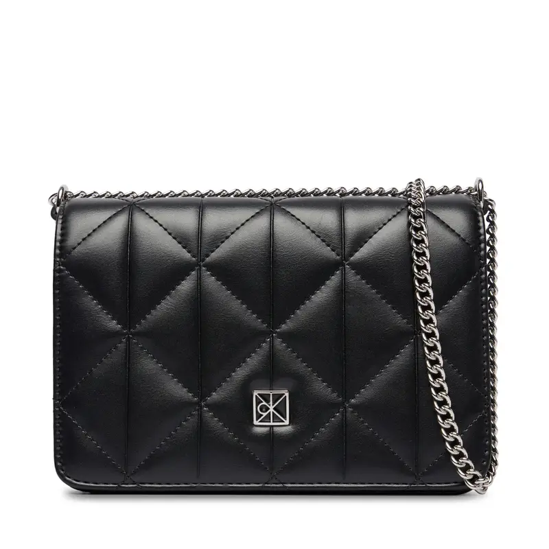 Borsetta Calvin Klein Quilted Mini Chain Bag LV04F3321G Nero