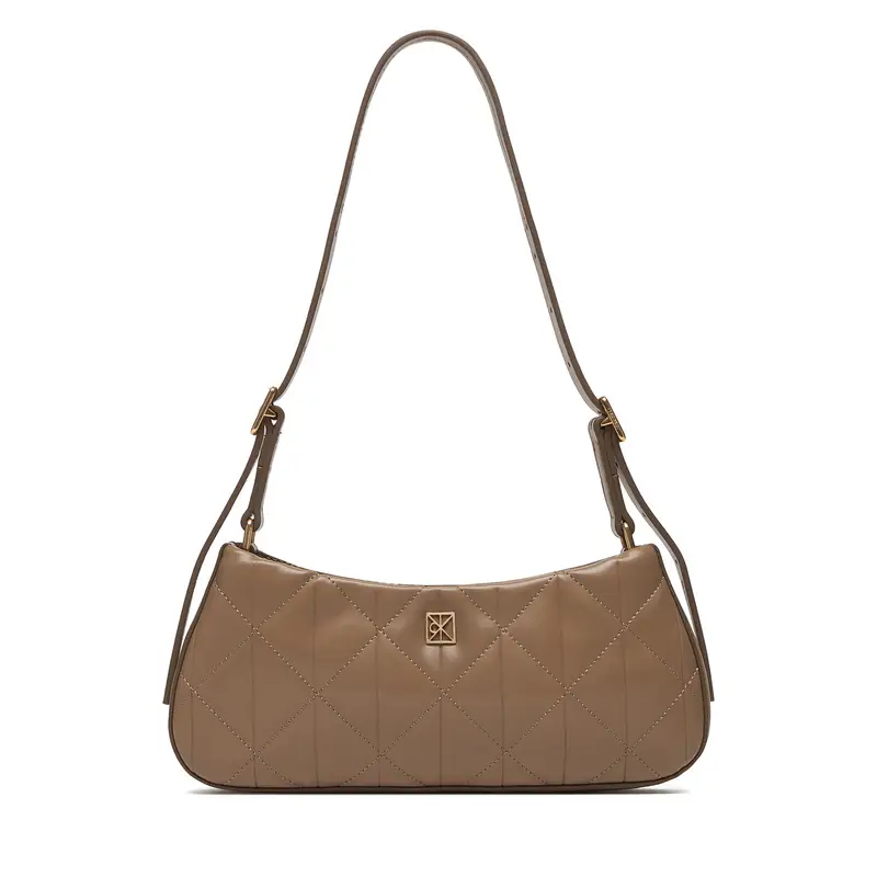Borsetta Calvin Klein Quilted Sm Shoulder Bag LV04F3327G Beige
