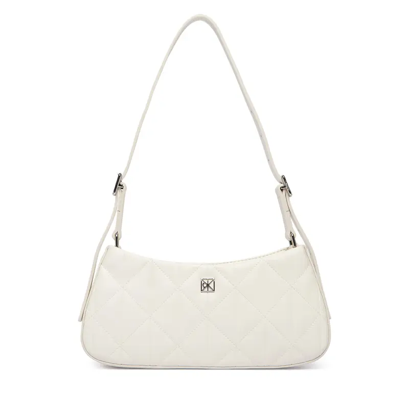 Borsetta Calvin Klein Quilted Sm Shoulder Bag LV04F3327G Bianco