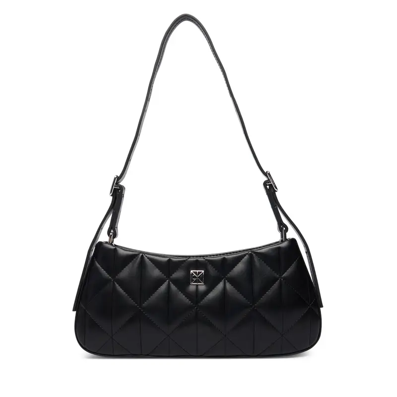 Borsetta Calvin Klein Quilted Small Shoulder Bag LV04F3327G Nero