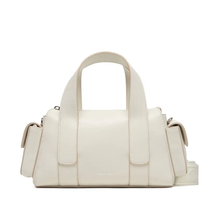 Borsetta Calvin Klein Webbing Strap Pocket Bag LV04F3291G Bianco