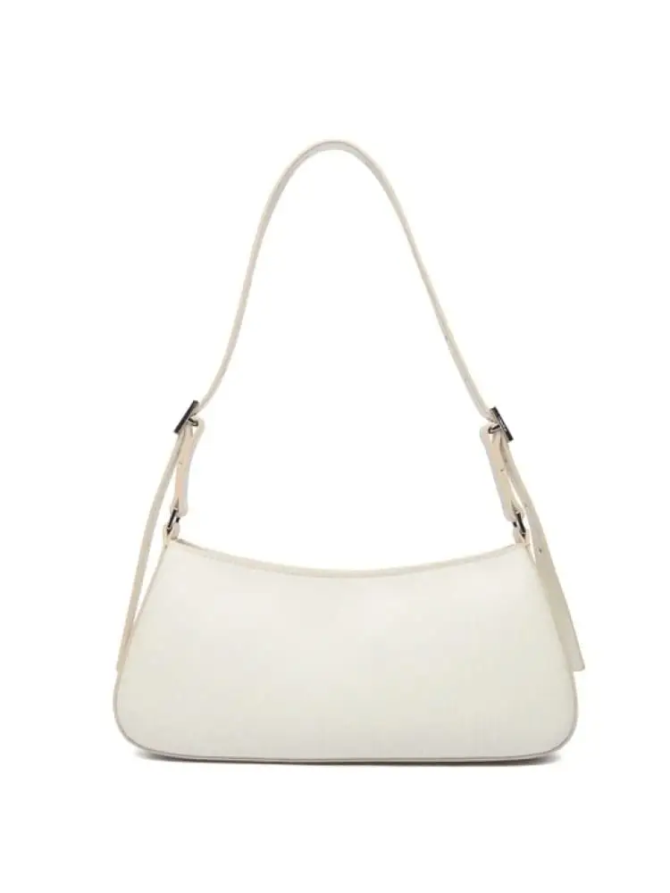 borsetta donna emblem bianca in similpelle con logo all over