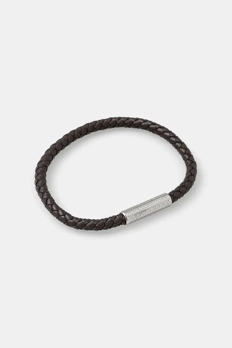 bracciale in pelle uomo 35000102 Marrone
