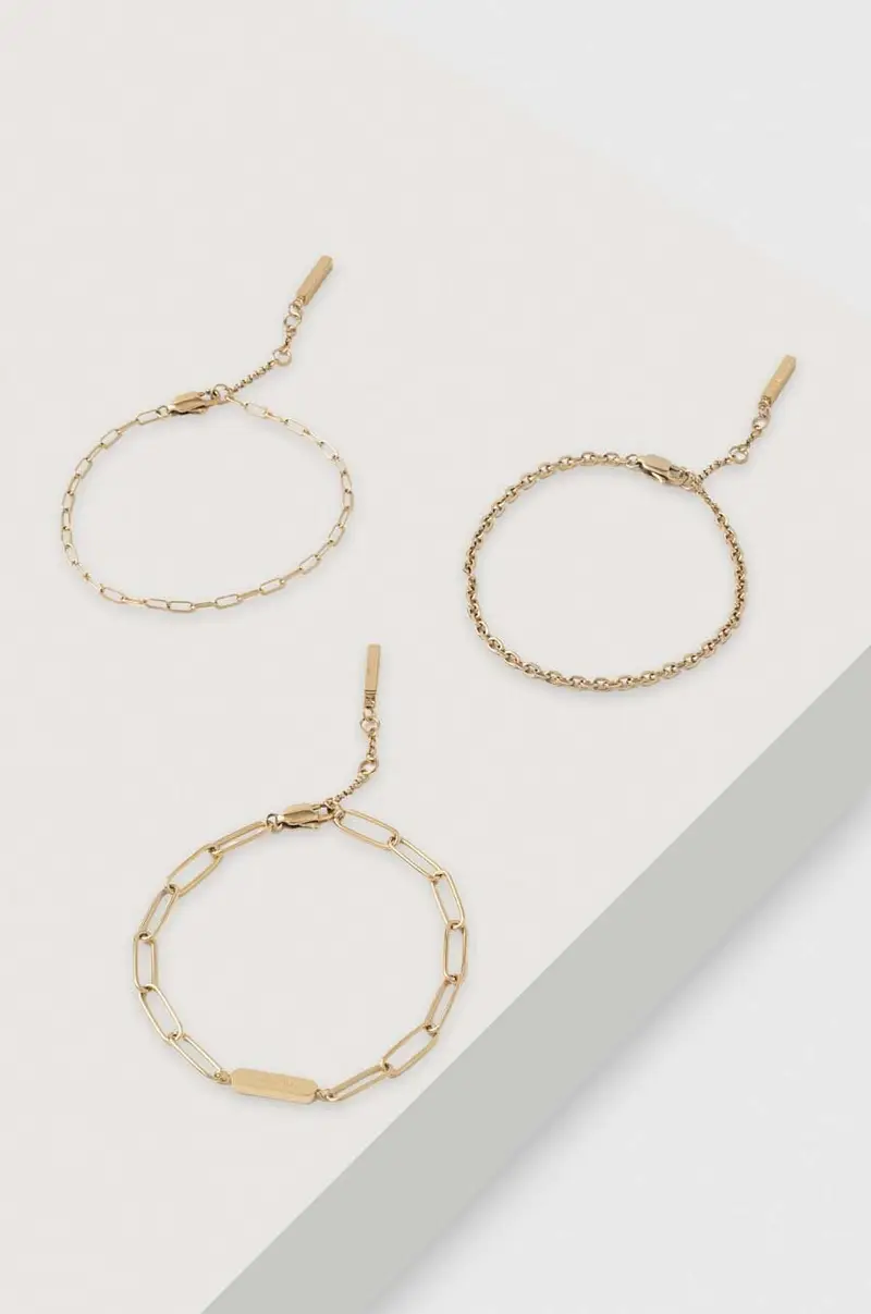 braccialetto pacco da 2 donna Oro