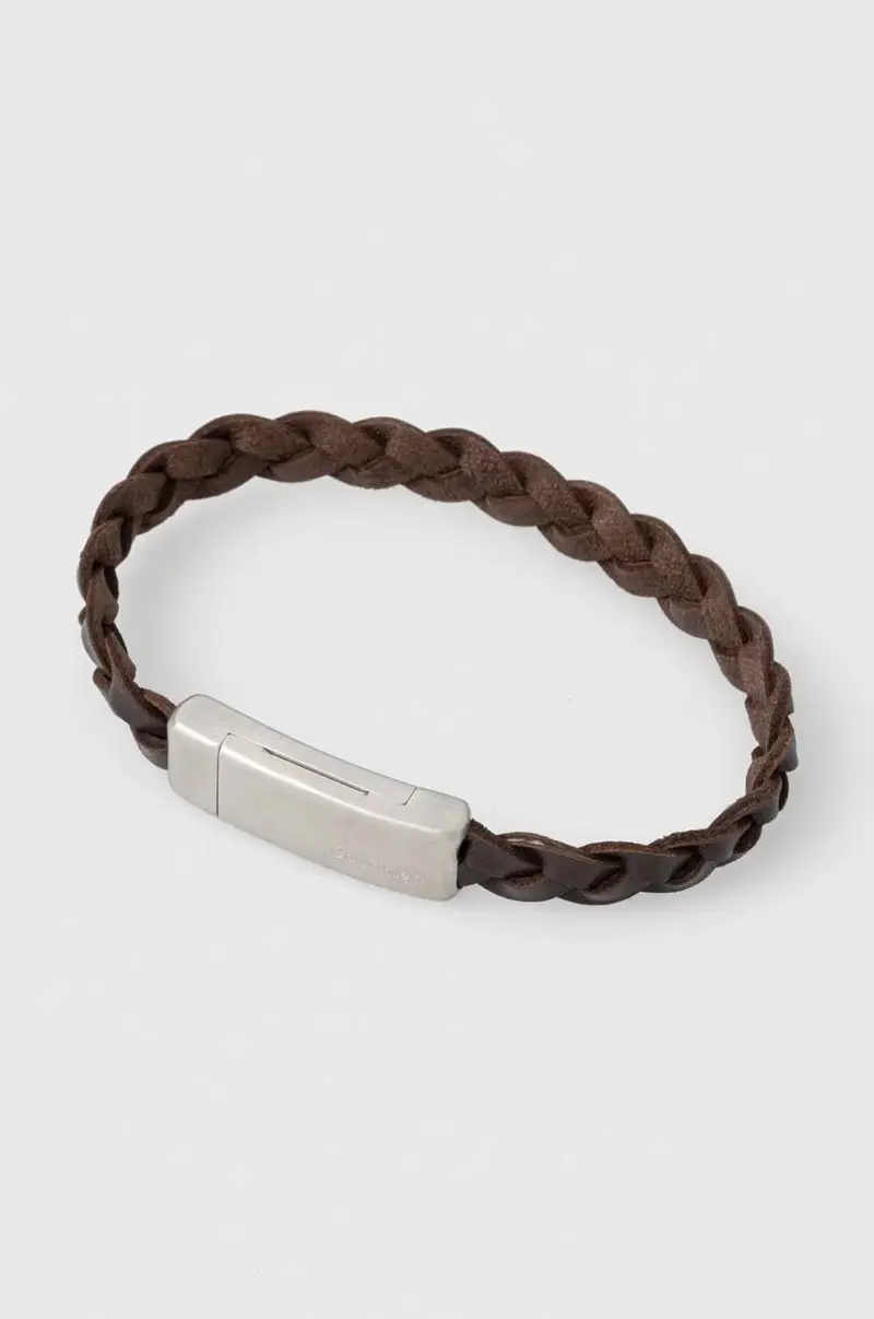 braccialetto uomo Marrone