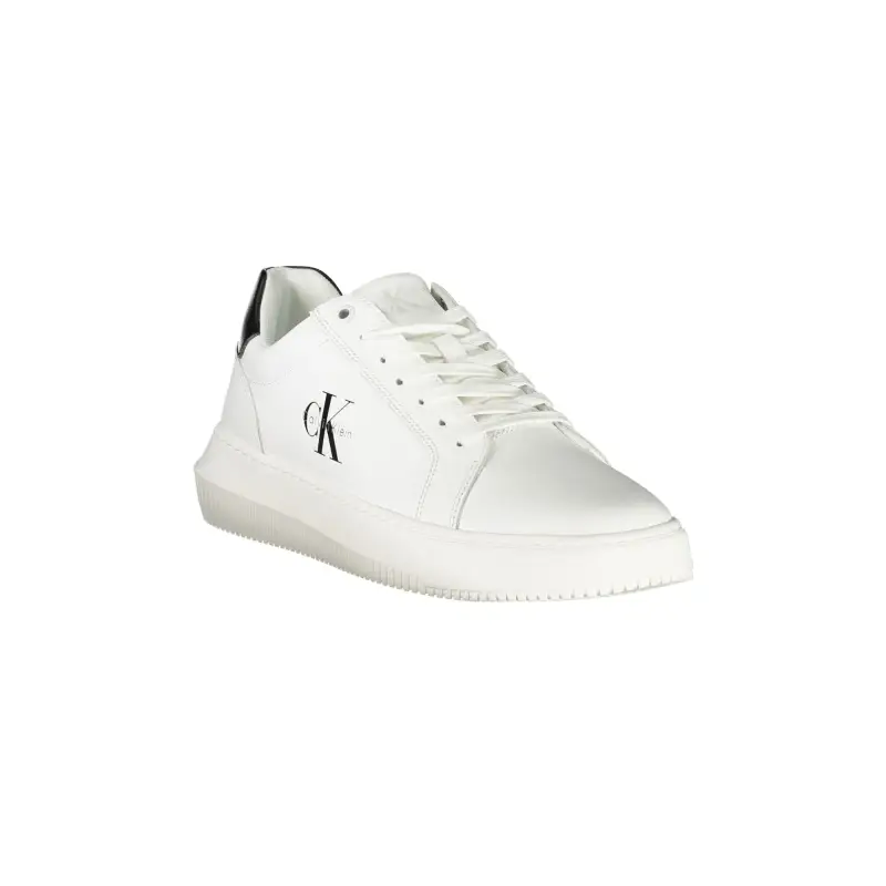 Calzatura Sportiva Uomo Bianca con Dettagli Neri / Bianco miniatura 2