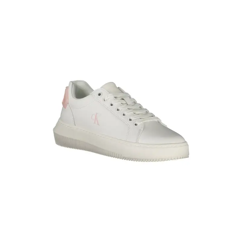 Calzature Sportive Donna Bianche con Dettagli Rosa / Bianco miniatura 2