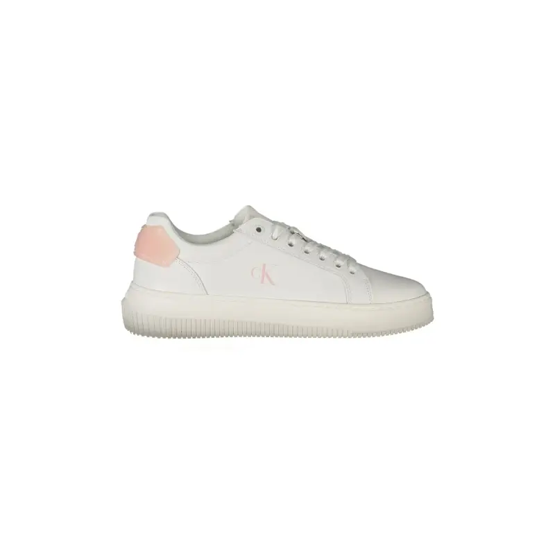 Calzature Sportive Donna Bianche con Dettagli Rosa / Bianco