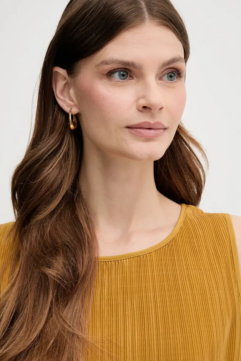 camicetta donna colore giallo LV044A212G miniatura 4