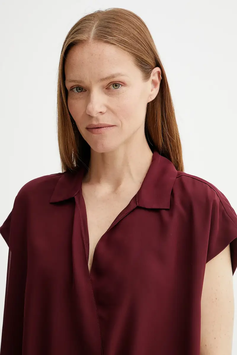 camicetta donna colore granata LV044C199G miniatura 4