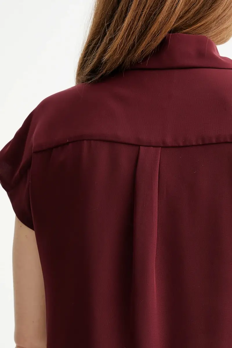 camicetta donna colore granata LV044C199G miniatura 5