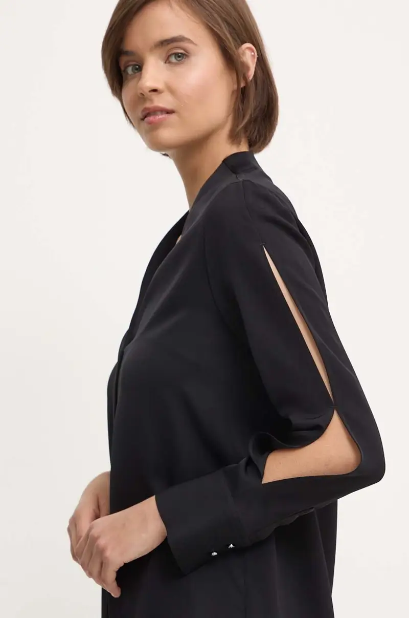 camicetta donna colore nero K20K207141 miniatura 4