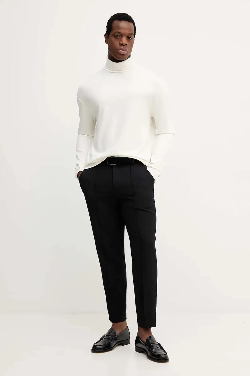 camicia a maniche lunghe colore beige LV04LD215G miniatura 2