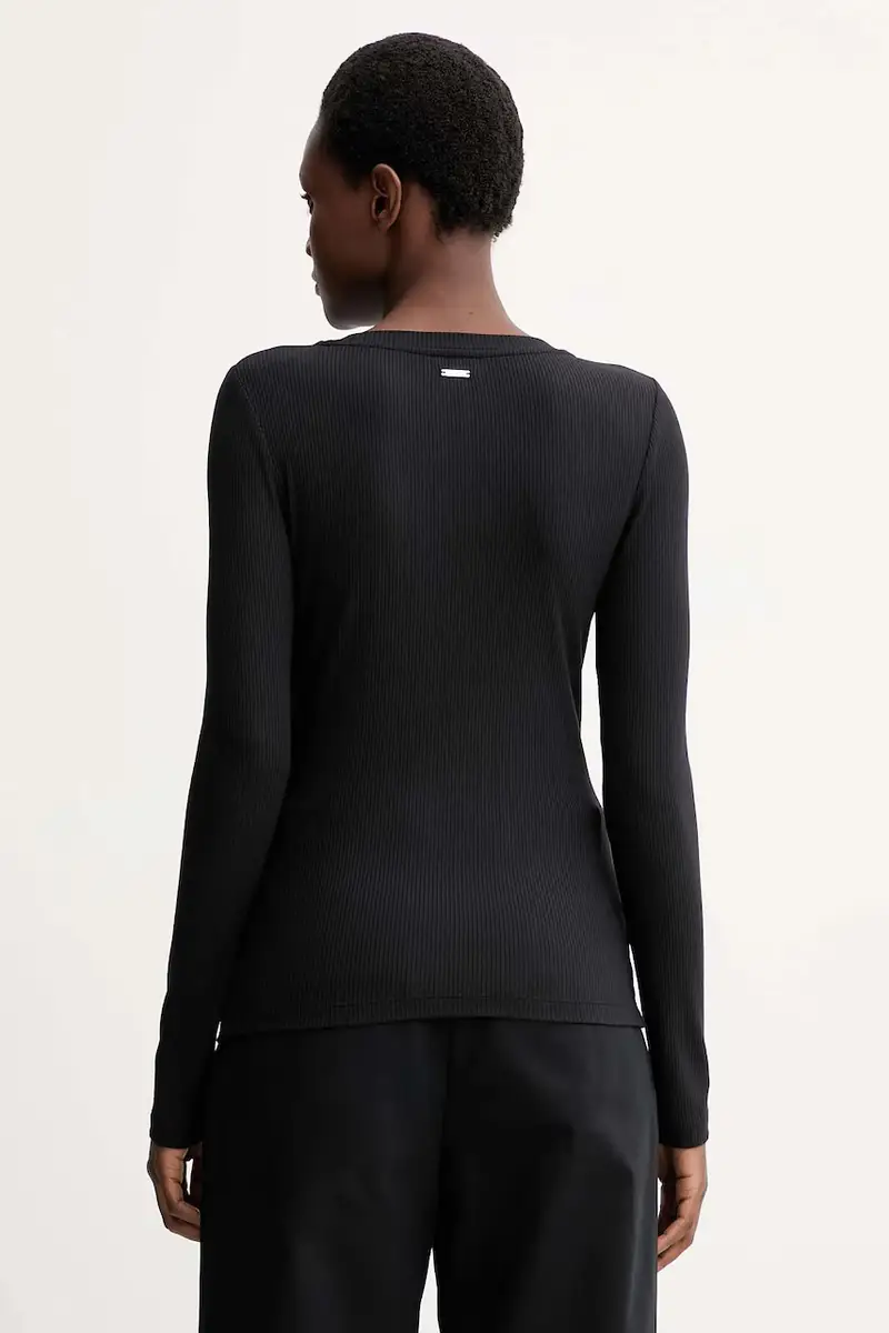 camicia a maniche lunghe colore nero LV044D235G miniatura 3