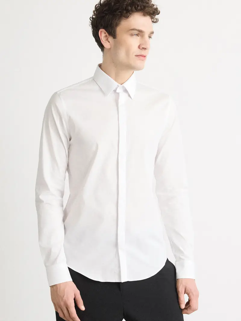 Camicia bianco miniatura 2