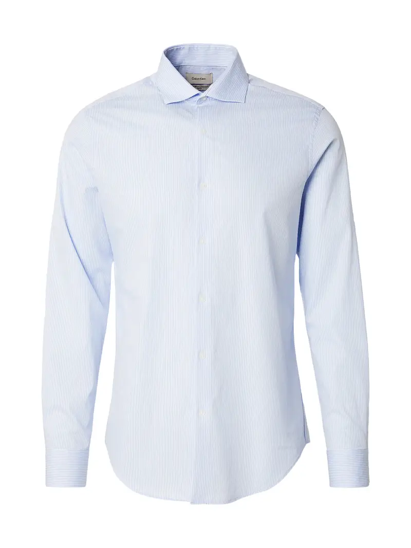 Camicia business blu scuro / bianco