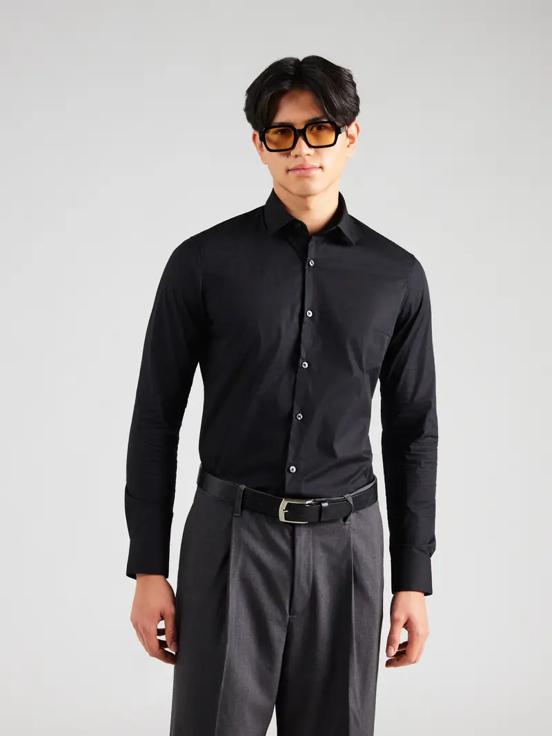 Camicia business 'ESNTL' nero miniatura 3