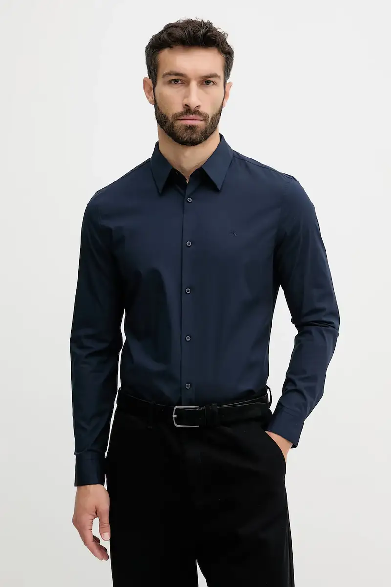 camicia colore bianco LV04LB145G Blu navy