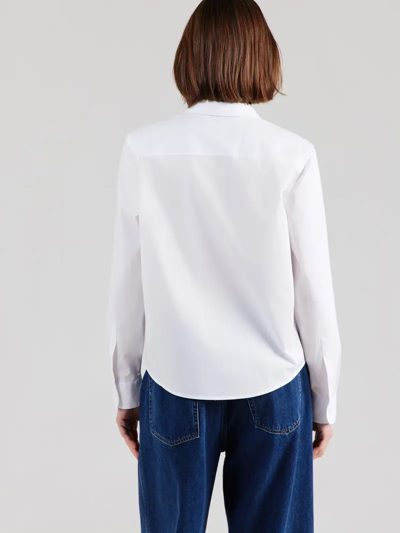 Camicia da donna bianco miniatura 2