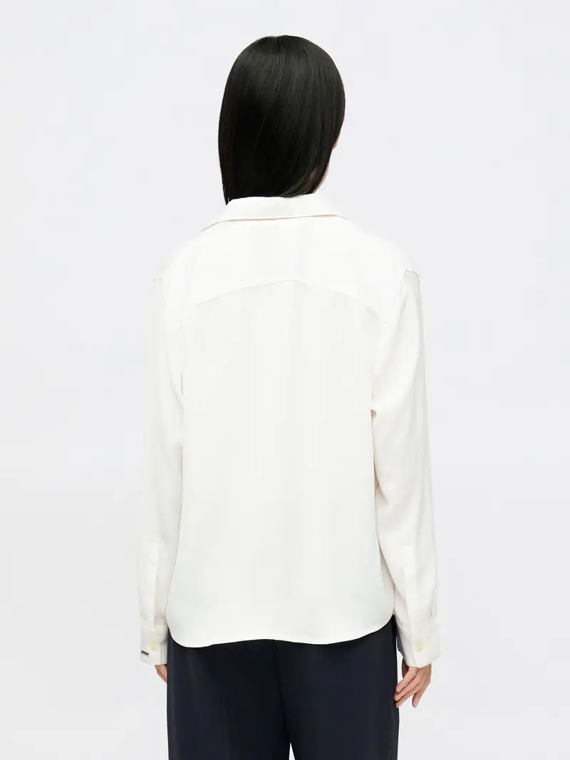 Camicia da donna offwhite miniatura 3