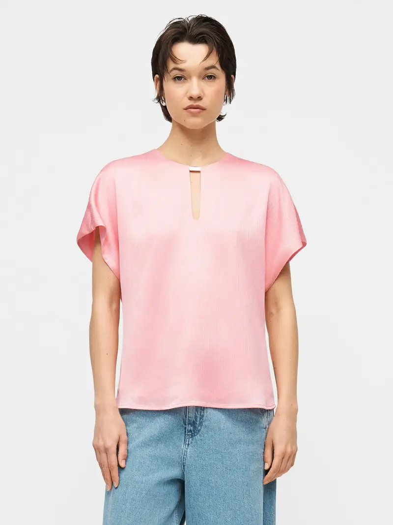 Camicia da donna rosa miniatura 2