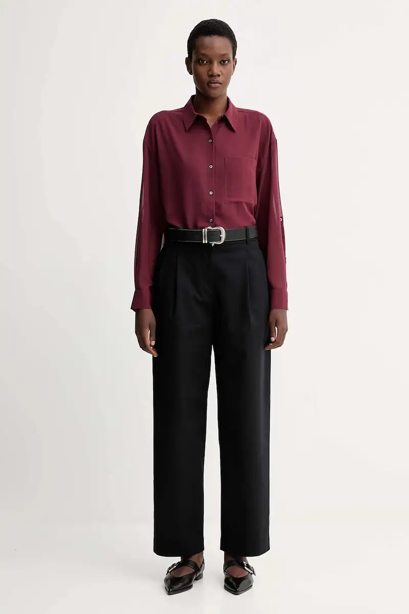 camicia donna colore beige LV044B902G Granata miniatura 2