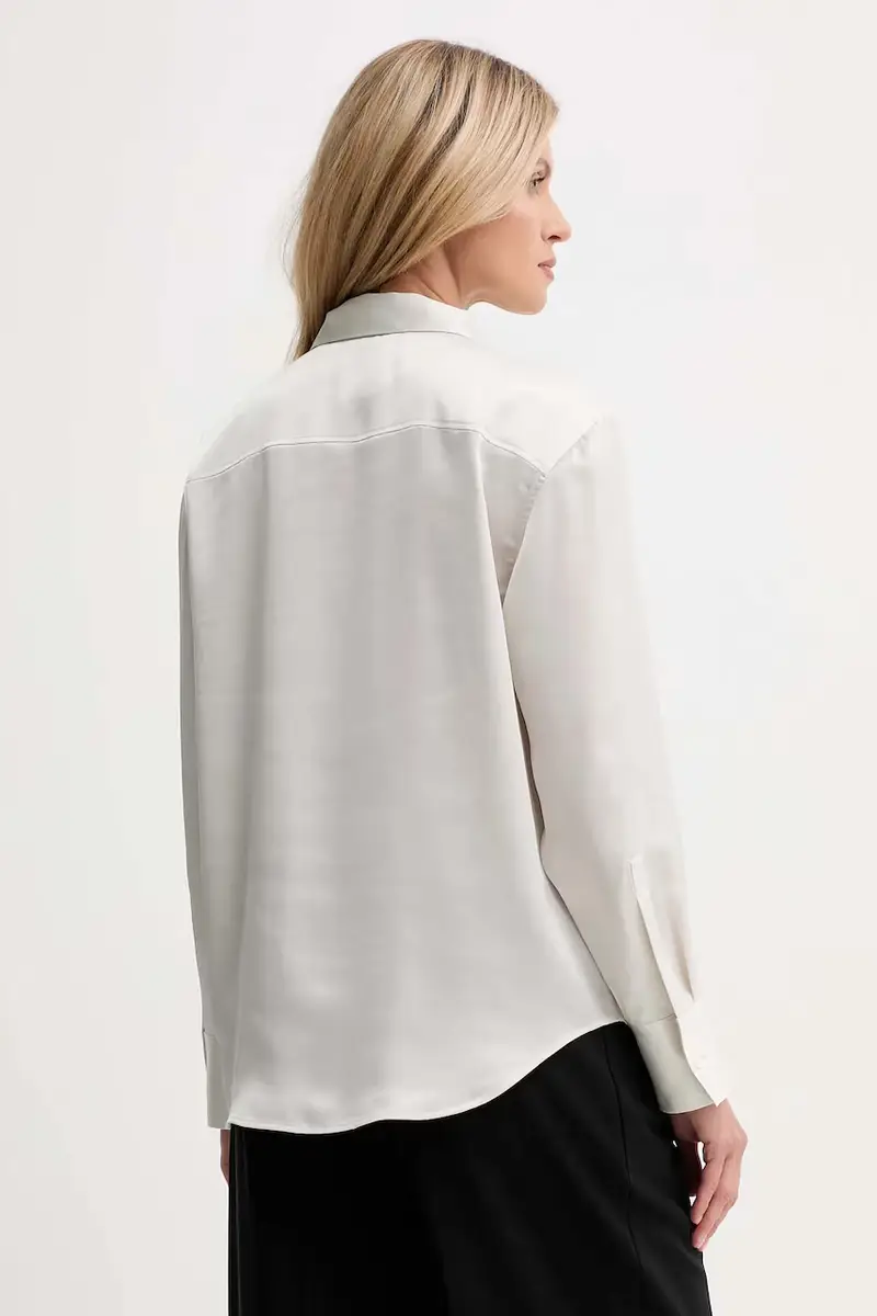 camicia donna colore beige LV044D125G miniatura 3