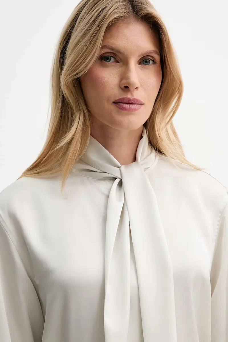 camicia donna colore beige LV044D125G miniatura 5