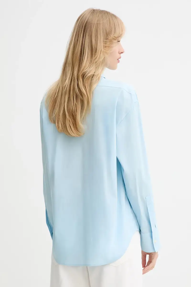 camicia donna colore blu LV044B160G miniatura 3