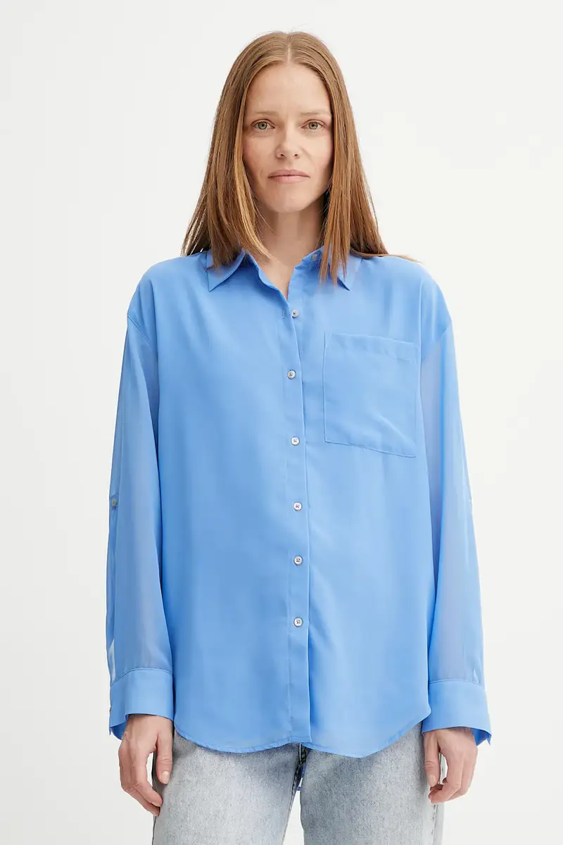camicia donna colore blu LV044B902G Violetto