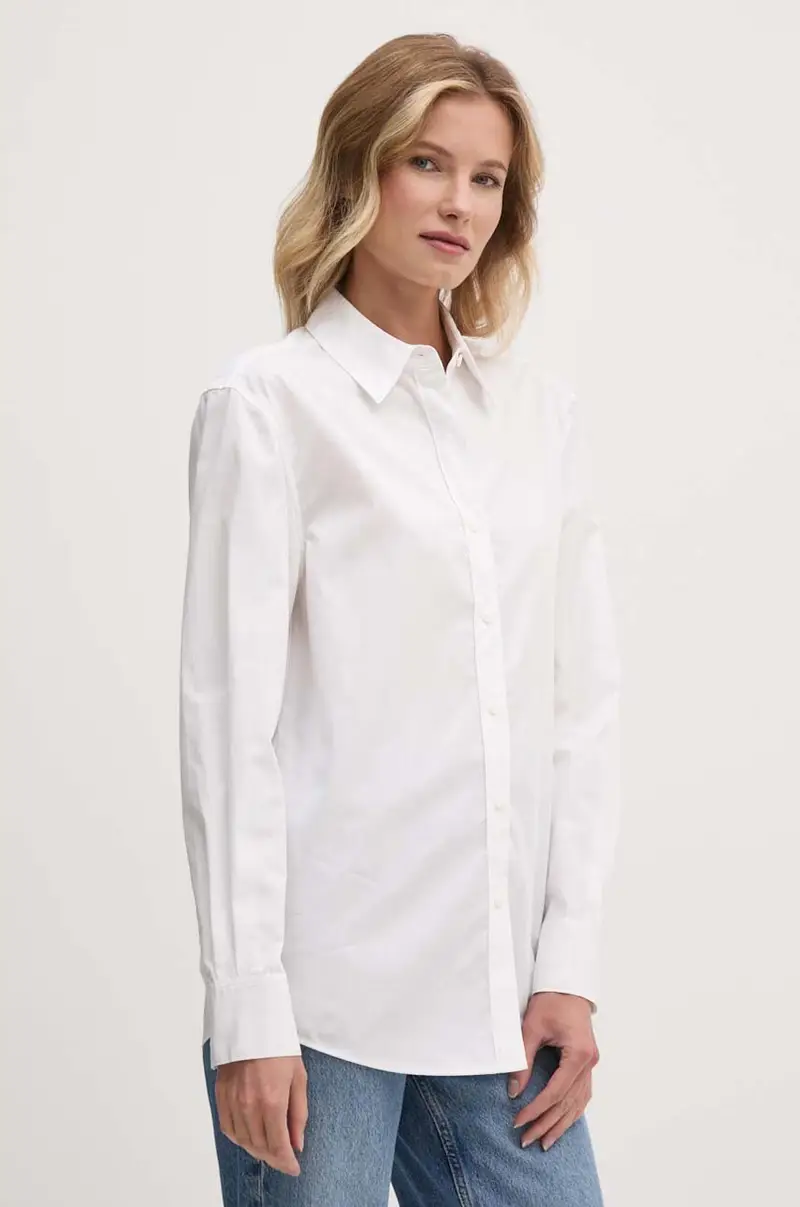 camicia in cotone donna colore bianco K20K207670