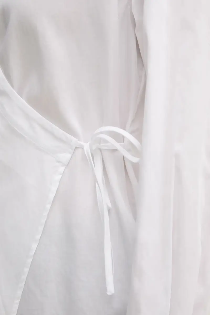 camicia in cotone donna colore bianco K20K208226 miniatura 5