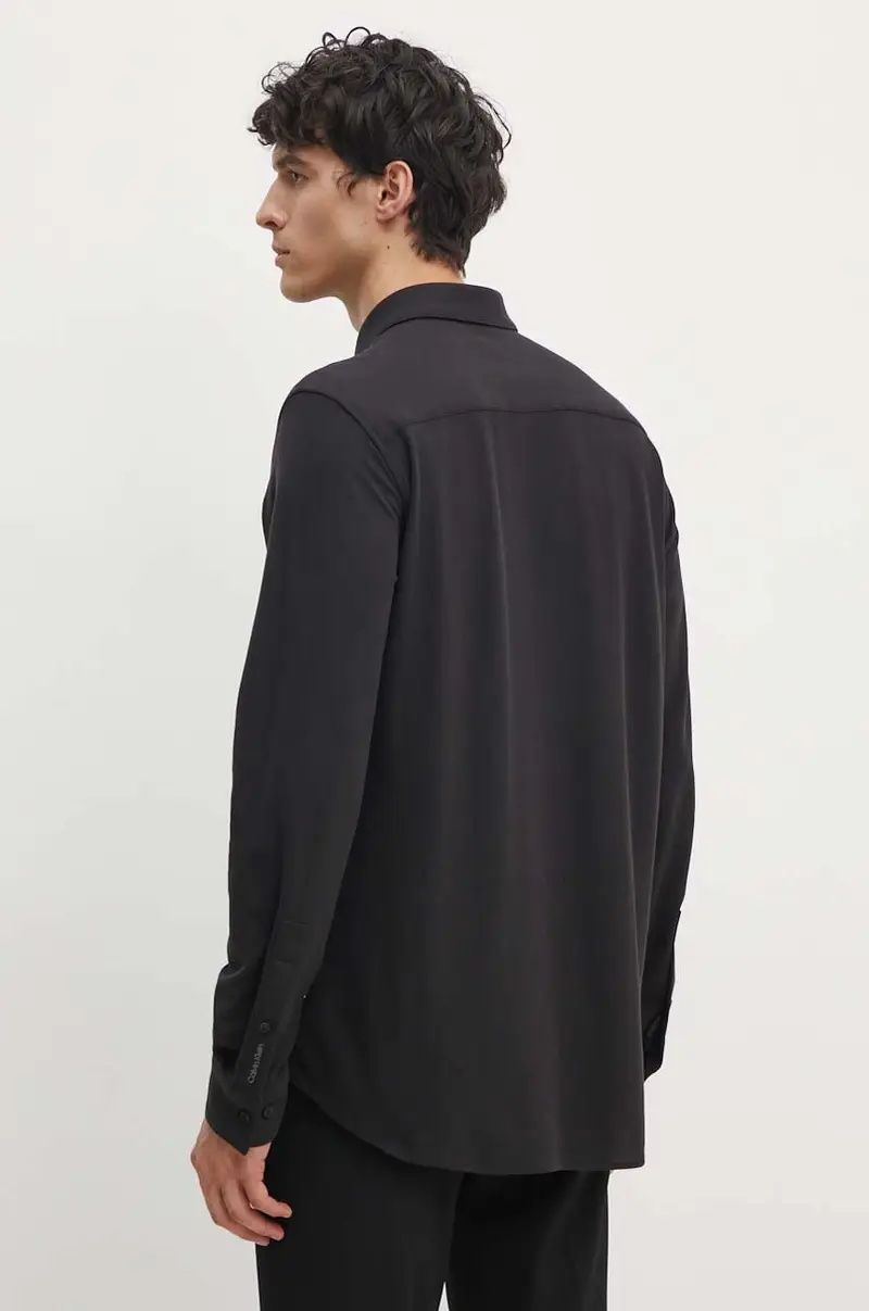 camicia in cotone uomo colore nero K10K113311 miniatura 3