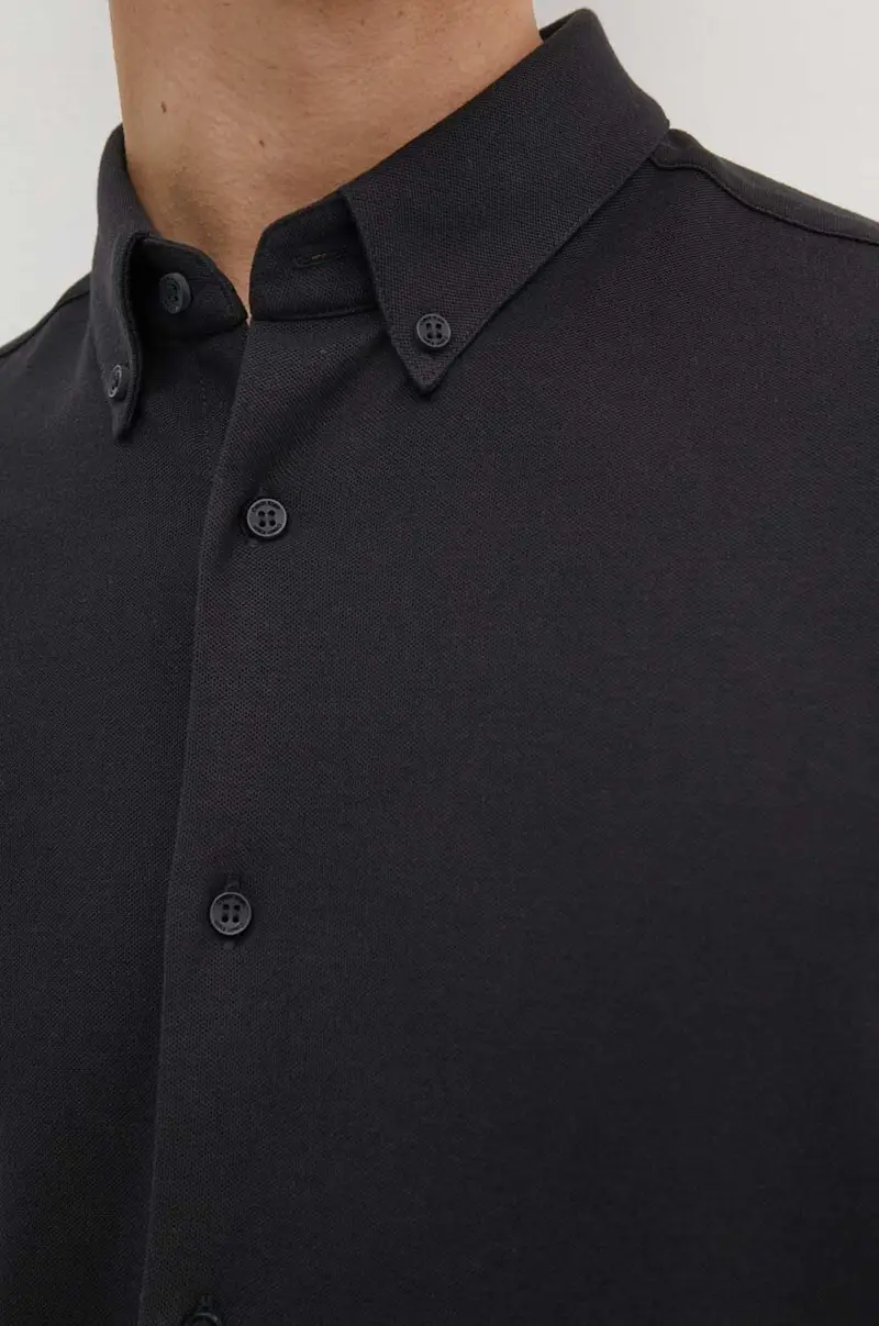 camicia in cotone uomo colore nero K10K113311 miniatura 5