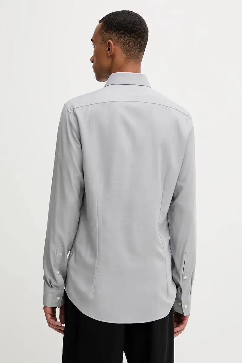 camicia in lana uomo colore grigio LV019EU066 miniatura 3