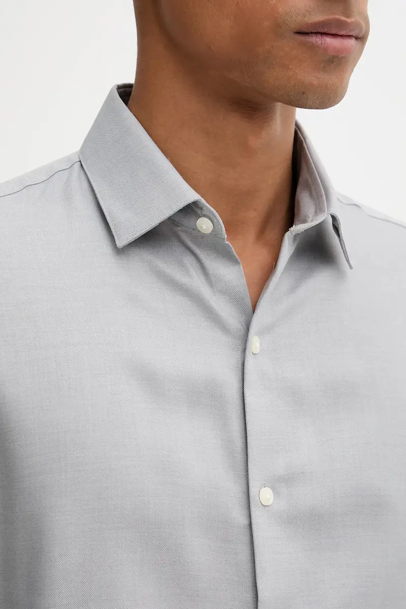 camicia in lana uomo colore grigio LV019EU066 miniatura 5