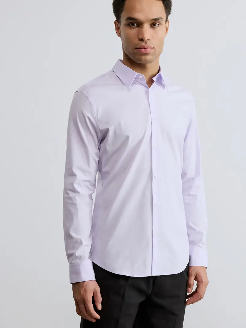 Camicia lilla pastello miniatura 2