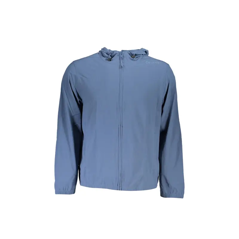 Camicia Maniche Lunghe Felpa con Zip Uomo Blu Zip