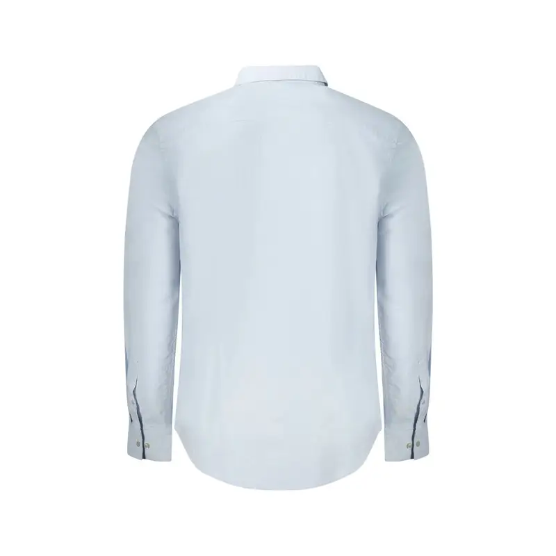 Calvin Klein Maglia Maniche Lunghe Uomo Azzurra con Ricamo miniatura 2