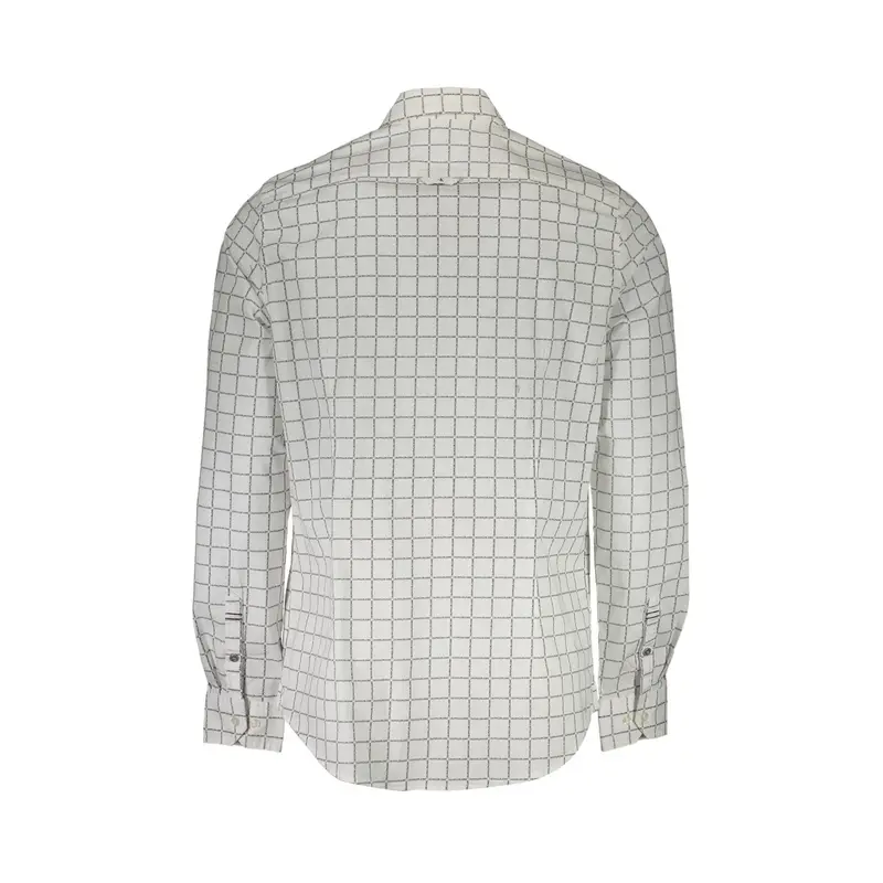 Camicia Maniche Lunghe Uomo Bianca Slim Fit Bianco miniatura 2