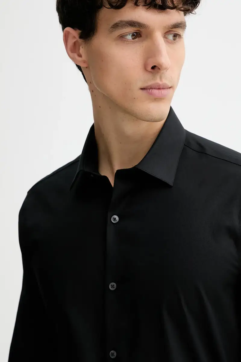 camicia Nero miniatura 4