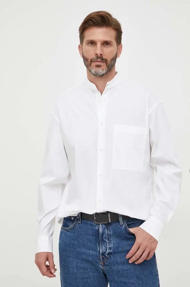 camicia uomo Bianco
