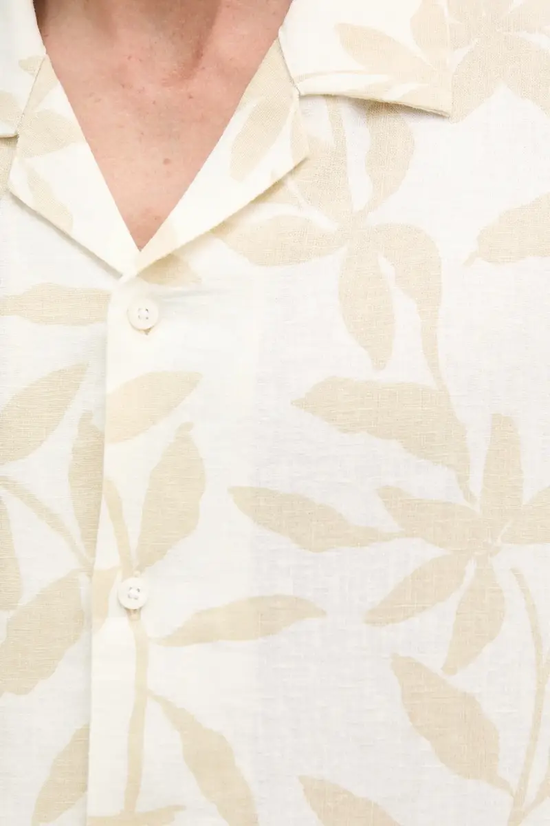 camicia uomo colore beige LV04LB157G miniatura 5